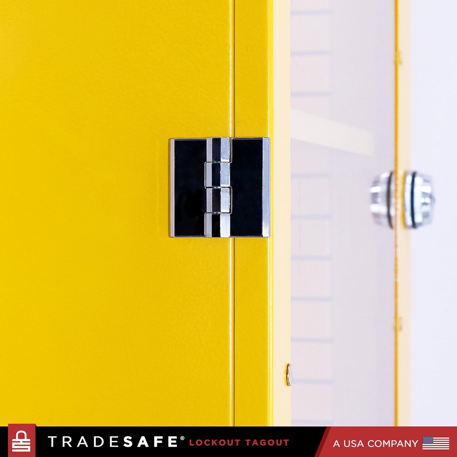 TRADESAFE Lockout Tagout Cabinet, Lock Out Tag Out Station Unfilled - No Loto Devices Included, Wall-Mountable Lockout Tagout Station Cabinet, Loto Box 24 x 8 x 31-1/2 inches