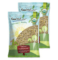Food to Live - Organic Raw Superseed Mix- Chia, Flax, Hemp, Pumpkin, and Sunflower, 20 Pounds — Non-GMO Whole Seeds Blend, Vegan, Kosher, Raw, Bulk