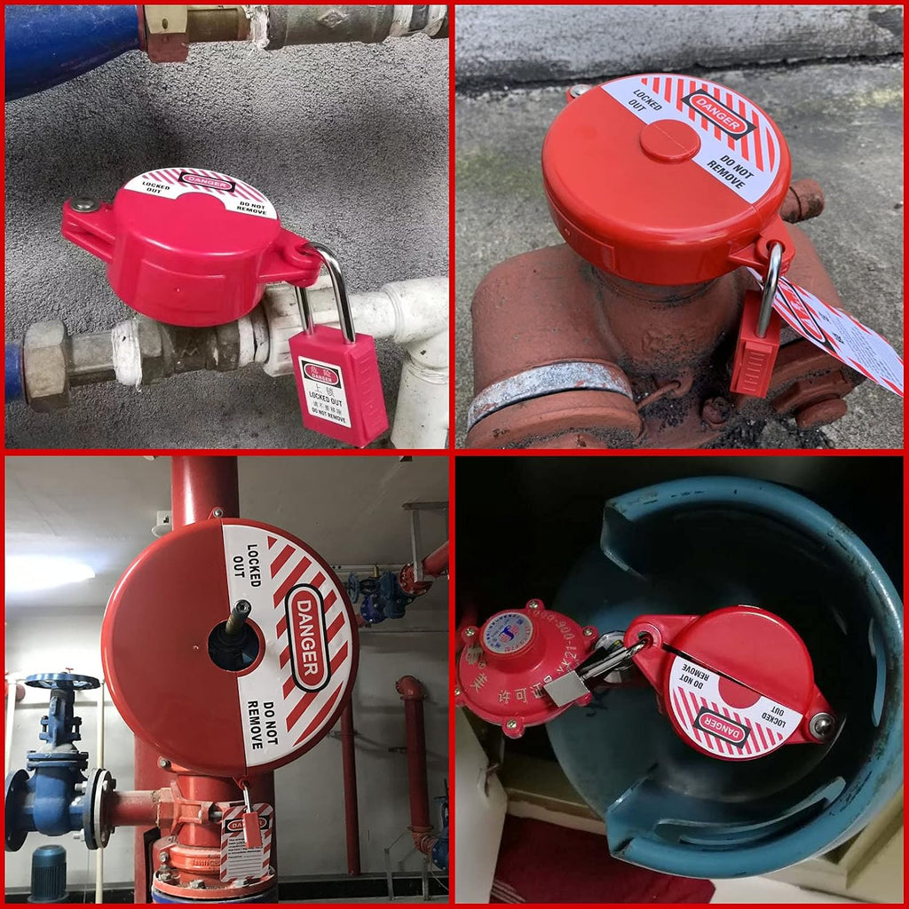 Lockout Tagout Station Breaker Loto Kit Loto Hasps,Loto Tags,Circuit Breaker Lockout,Ball Valve Lockout,Electrical Plug Lockout,Steel Cable Lockout for Loto Station Lock Out Tag Out Kit