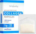 Collagen Dressing Powder for Wounds - 1g Packets - 10 Count - Medical Grade Bovine Collagen Powder Dressing for Wound Care, Non-Adherent Collagen Wound Dressing Supplies