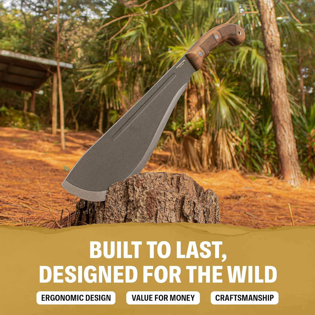 Condor Tool & Knife Survival Machete with Walnut Handle