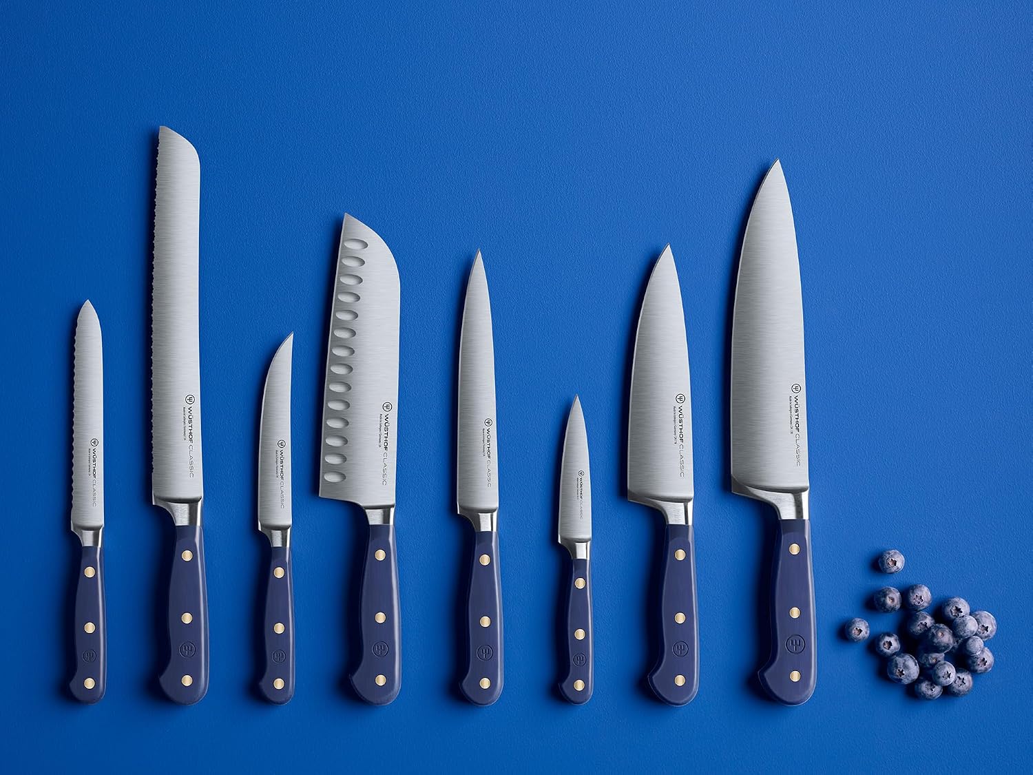 WÜSTHOF Classic Wild Blueberry 5' Serrated Utility Knife