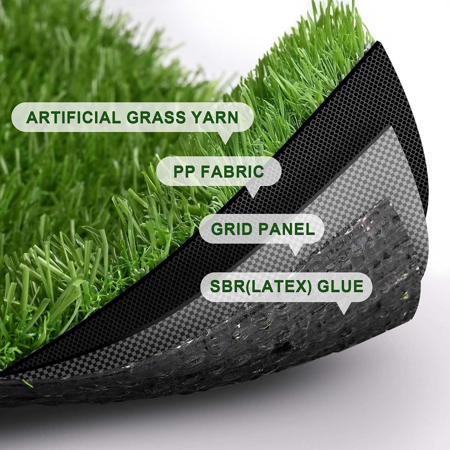 Yescom Sports Sled Strips Turf Gym Turf Flooring for Weight Sled Push Gym Equipment Outdoor Indoor Use 33'x3'(100 Sq.Ft) 0.8' H