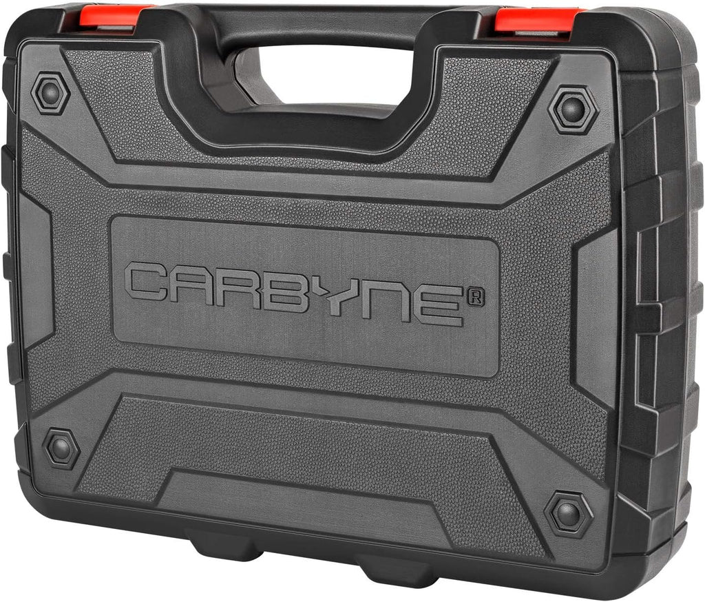 CARBYNE 84-Piece Master Hex & Torx Bit Socket Set & External-Torx Socket Set | S2 Steel Bits, CrV Steel Sockets, Corrosion Resistance, Durable Case | 1/4', 3/8' & 1/2' Dr.