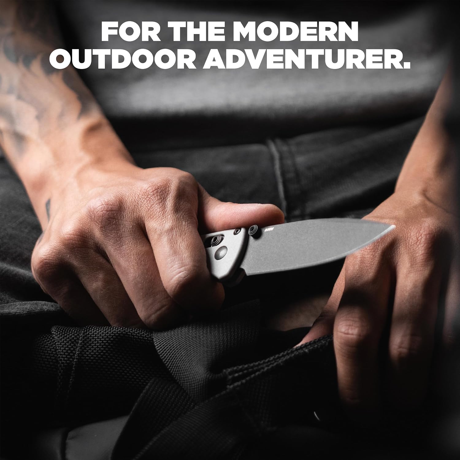 Benchmade - Bugout Outdoor EDC Folding Knife, Slim, Lightweight, Plain Edge, Drop-Point Blade, CPM-S30V Stainless Steel (58-60HRC), Grivory Handle (535BK-08)