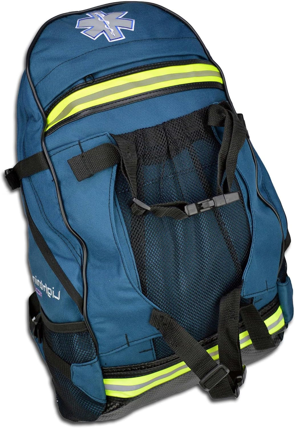 Lightning X First Responder EMT/EMS Backpack Stocked First Aid Supplies Kit B (Navy Blue)
