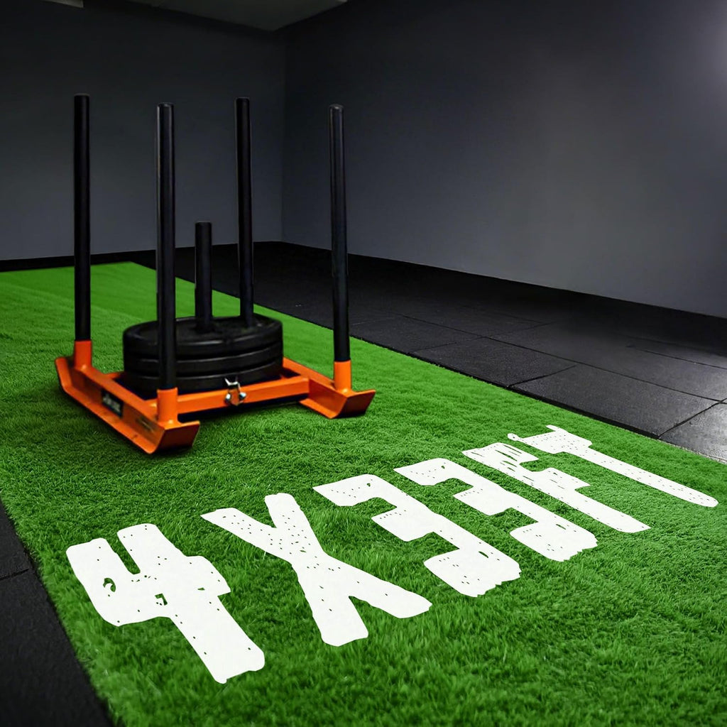 Yescom 4x33' Sled Turf Strips for Gym Artificial Grass Garage Home Exercise-1.38'H