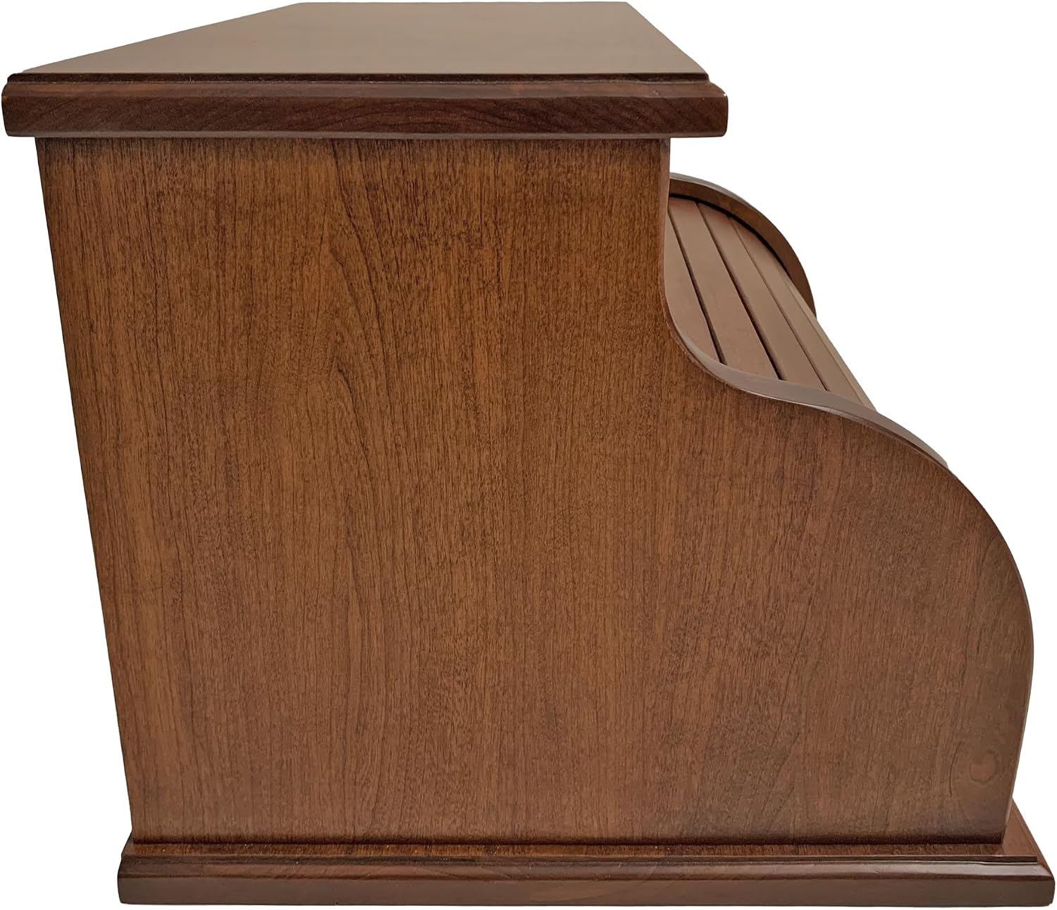 DutchCrafters Amish USA Made Solid Wood Countertop Bread Box with Drawer, Bread Holder for Kitchen Counter, Large Bread Box for Kitchen Countertop (Cherry - Michael's Cherry)
