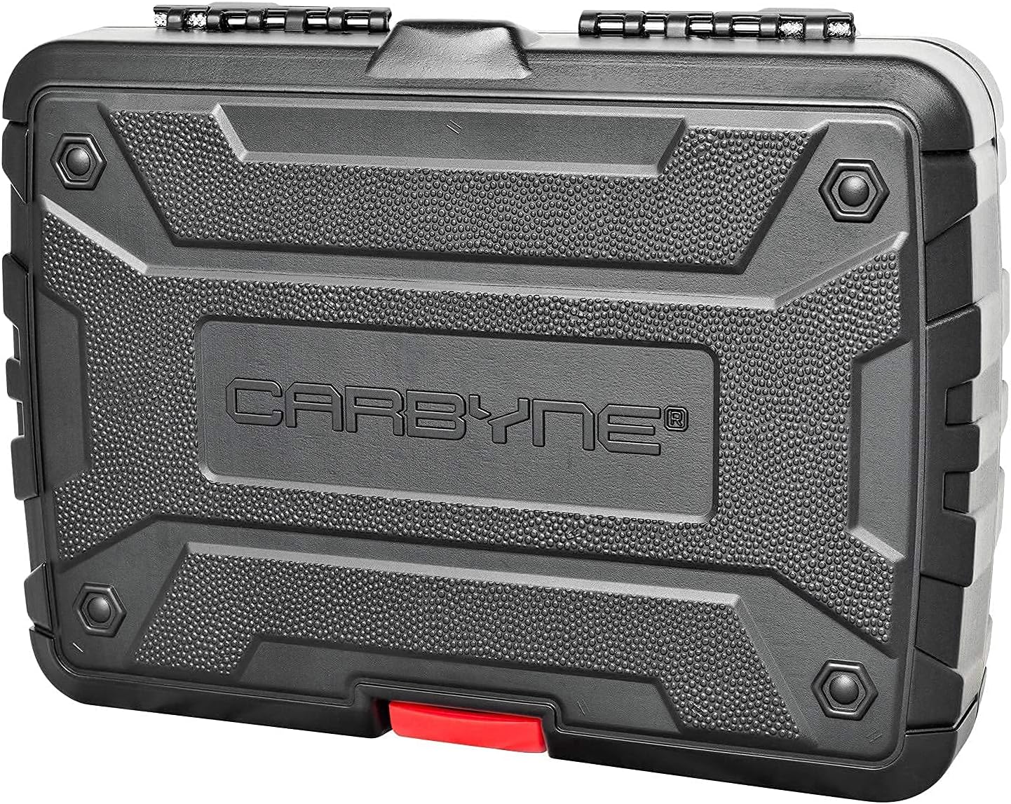 CARBYNE 18-Piece Extra Long Hex (Allen) Bit Socket Set, SAE 1/8 to 3/8 in. and Metric 3 to 10mm, 3/8 in. Drive, S2 Steel, CrV Sockets, 6.1 in. Length, Durable Case