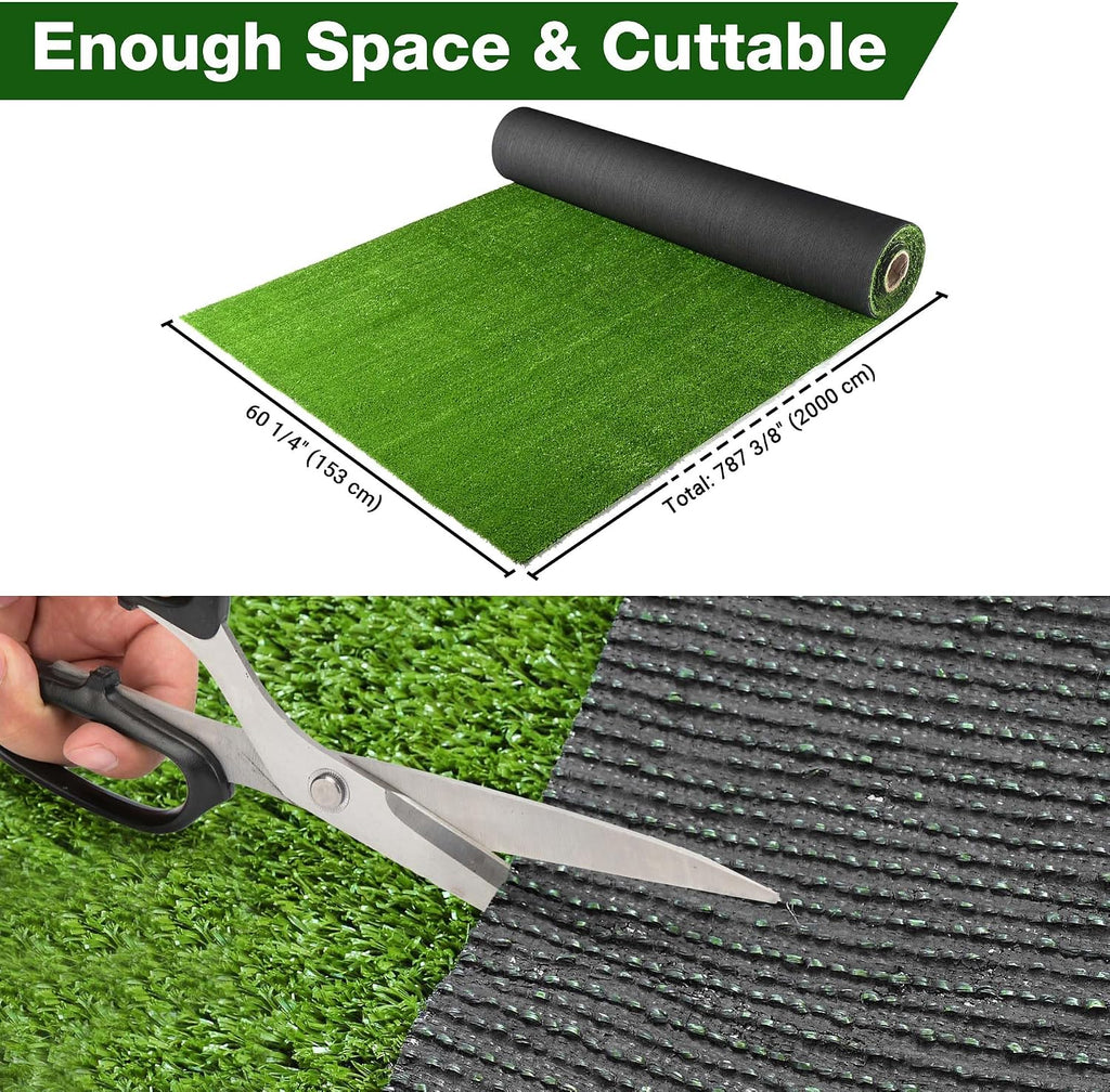 Yescom Sports Workout Outdoor Gym Flooring Turf for Crossfit Training Sled Push Pull Equipment 65'x5'(325 Sq.Ft) 0.4' H
