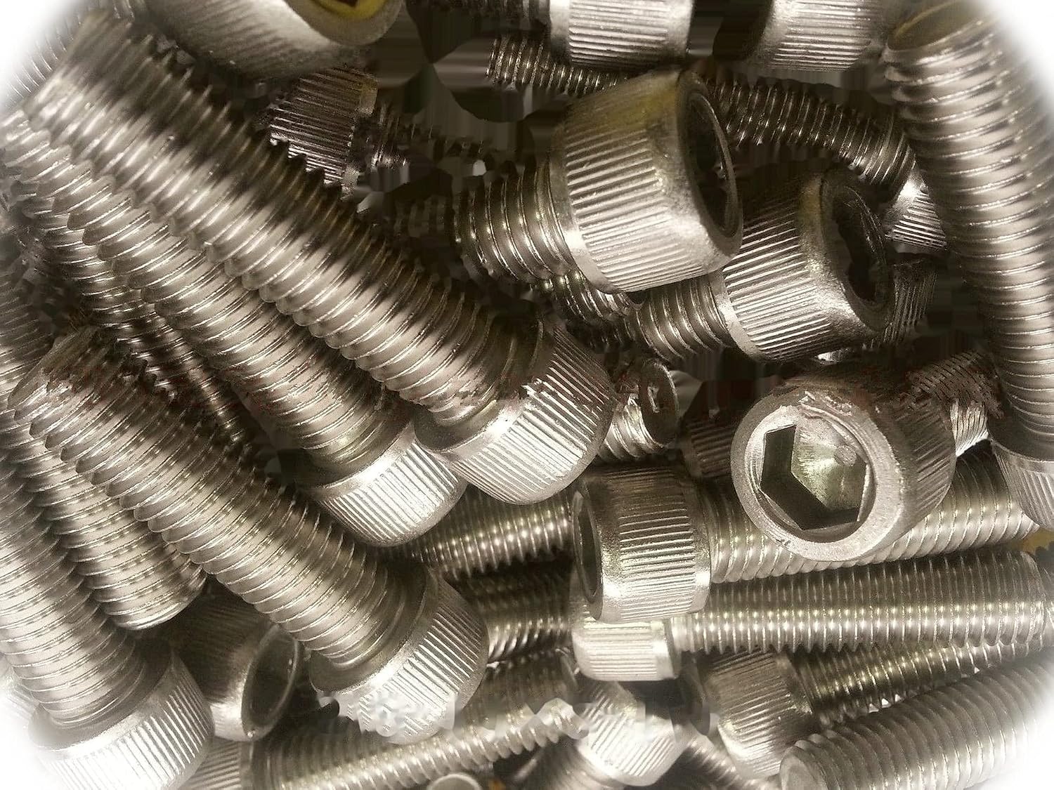 (Qty 5pcs) 5/8-11x2-1/4 Socket Allen Head Cap Screw Stainless Steel .625 x 2.25 Multi-Purpose Comprehensive Hardware Fastener Assortment Kit Cit02008Riv