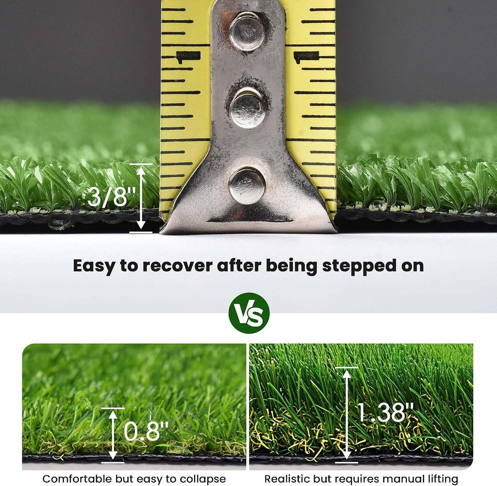 Yescom Sports Workout Outdoor Gym Flooring Turf for Crossfit Training Sled Push Pull Equipment 65'x5'(325 Sq.Ft) 0.4' H
