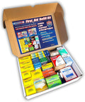 Rapid Care 4-Shelf First Aid Refill Kit - 1033 Piece OSHA & ANSI Compliant First Aid Cabinet Refill, Serves 150+ People, Color-Coded Workplace, Office & School First Aid Supplies