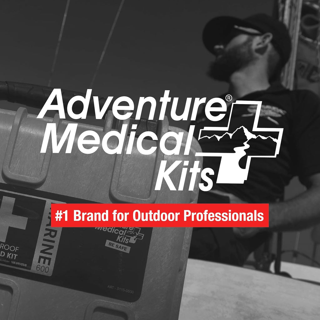 Adventure Medical Kits Marine Series Medical Kit - 450 - Boat First Aid Kit For 6 People 6 Hours From Care - Includes Emergency Medical Supplies Like Bandages, Medicine, Guide Book & More