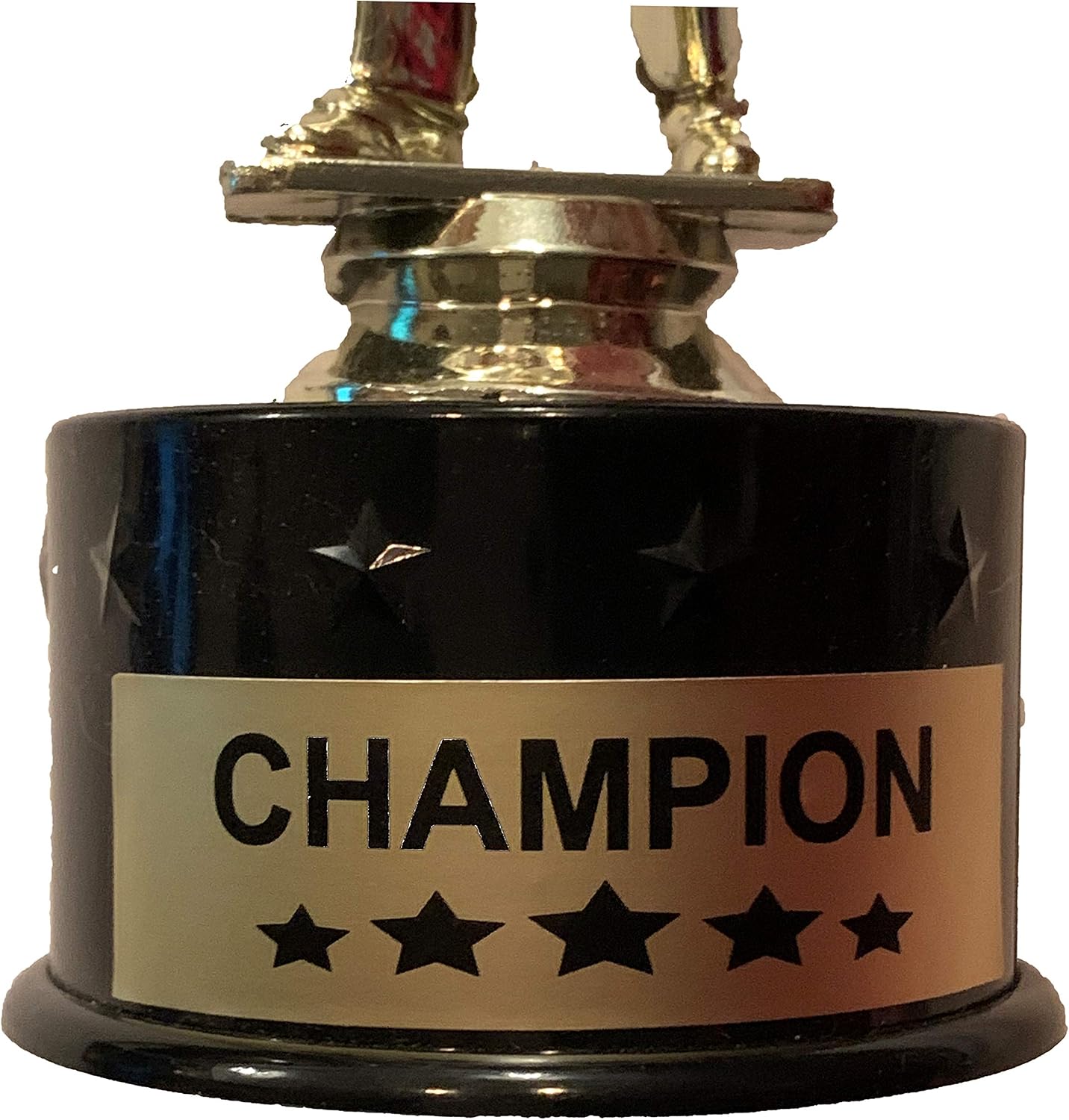 Express Medals Male Boys Bicycle Kick Soccer Award Trophy Party Favor Gift Prize Including 4 Gold Color Decals to Custom Personalize The Black Round Base