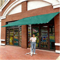 LXLZYXSF Tilted Large Commercial Umbrella for Storefronts/Stalls, Patio Outdoor Market Umbrellas with Base, Adjustable Height Temporary Canopy