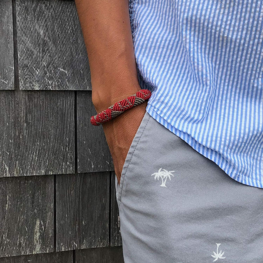 Macrame & Surfer Bracelets in Link Category with Multiple Colors