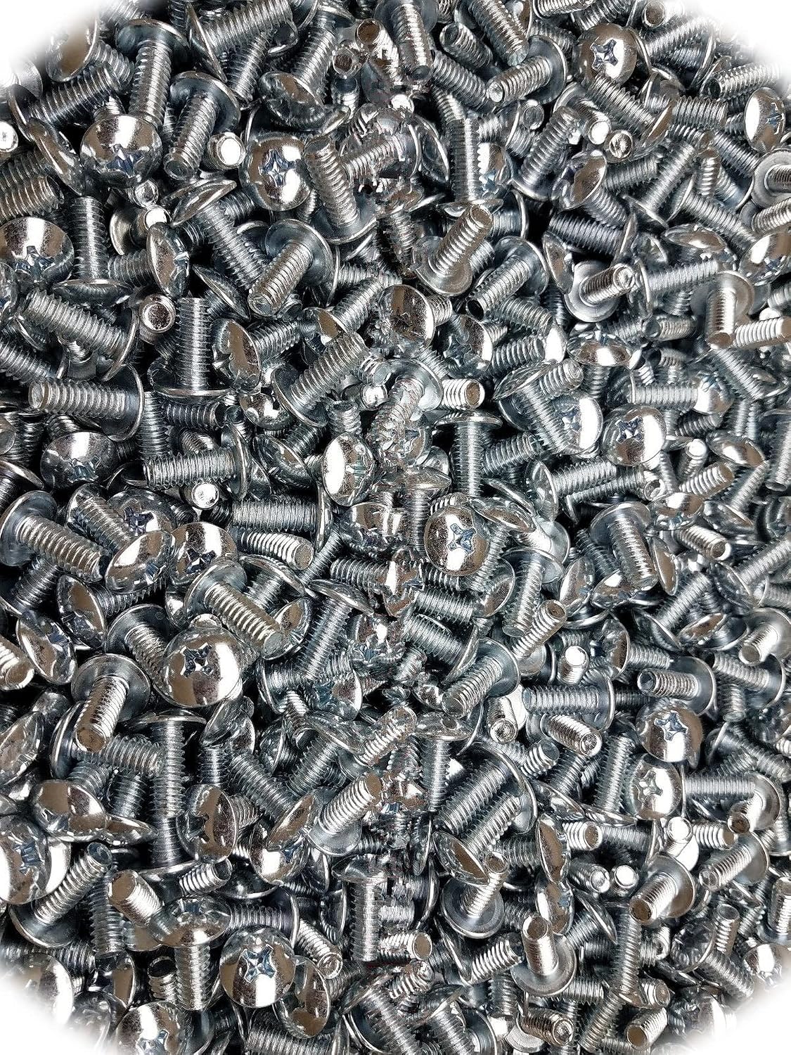 (Qty 500pcs) 1/4-20X5/8 Phillips Truss Head Machine Screws 1/4x5/8 .250 x .625 Hardware Fastener Kit Set RV6510S