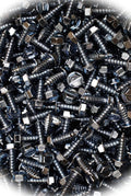 New Pack of (200) Slotted Hex Washer 5/16 x 1 Sheet Metal Screw Type A Zinc 1/2' Drive Multi-Purpose Comprehensive Hardware Fastener Assortment Kit MoPNEM01934
