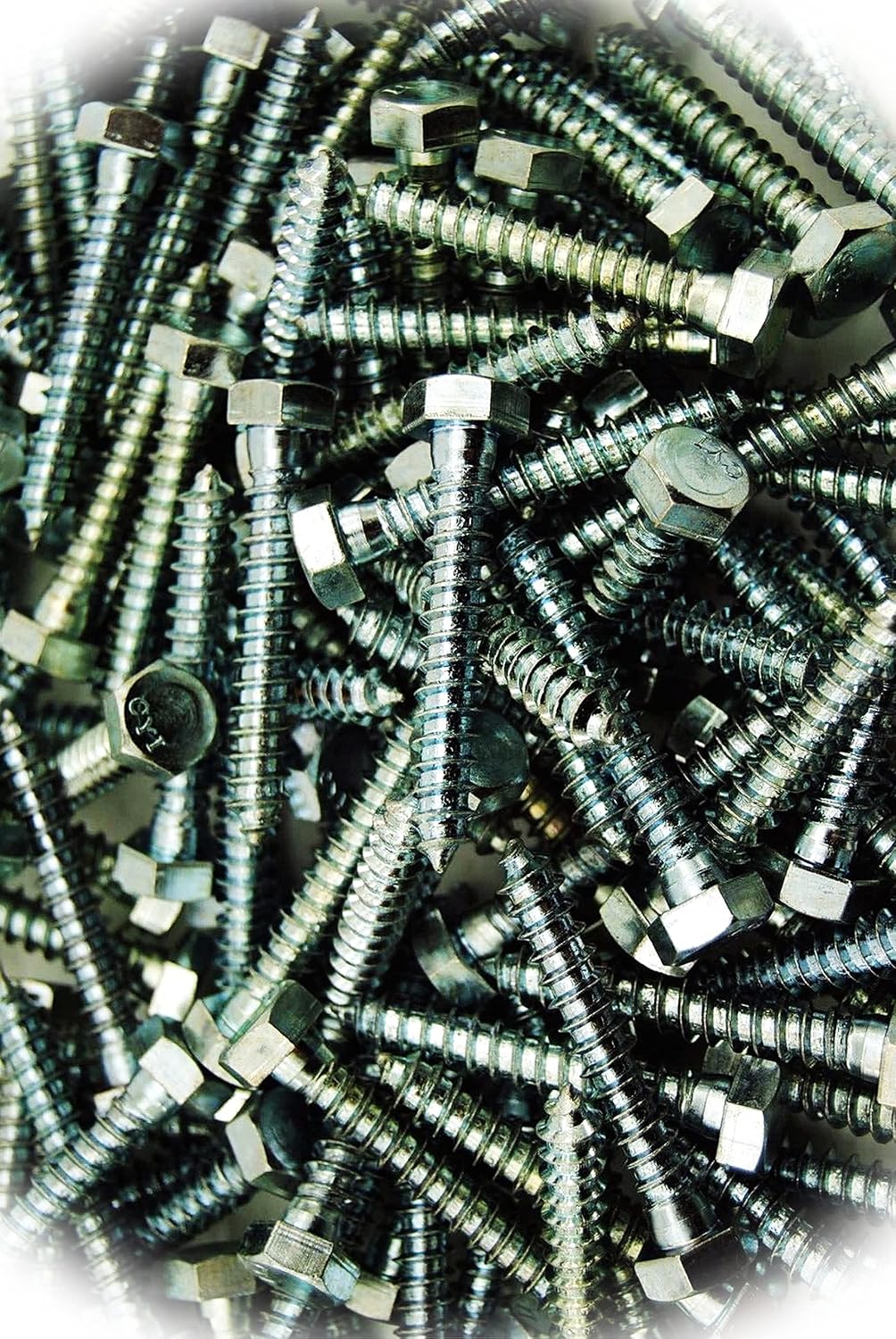 New Pack of (800) Hex Head 5/16 x 2' Lag Bolts Zinc Plate Wood Screws Wholesale Multi-Purpose Comprehensive Hardware Fastener Assortment Kit MoPNEM03793