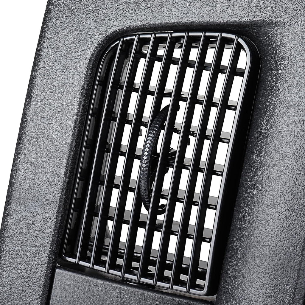 Dash Center Radio Bezel Trim Panel Compatible for 2002-2005 Dodge Ram 1500, 2003-2005 Ram 2500 3500 Replacement Dash Cover Kit w/Mounting Screw Dashboard Radio Surround Interior Black