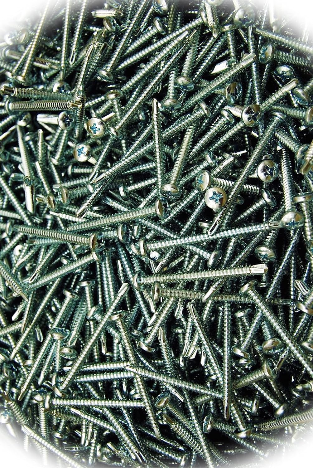 New Pack of (500) Phillips Pan Head #8 x 2' Self-Drilling Tek Screws Multi-Purpose Comprehensive Hardware Fastener Assortment Kit MoPNEM02743