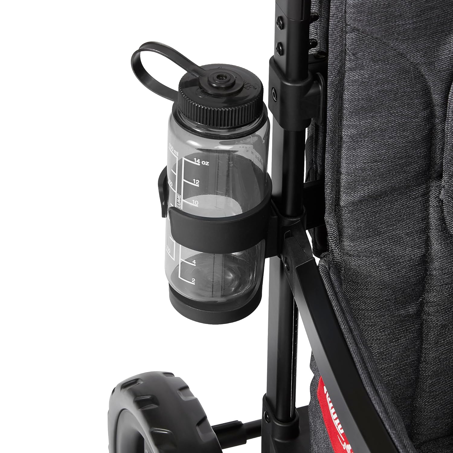 Radio Flyer Voya Stroller Wagon, for Toddlers and Kids 6+ Months, Push or Pull, 2 Seats, Dual Sun Canopies, Compact Fold, Lightweight, Storage Space, 5-Point Harnesses, Stroller Wagon for Kids